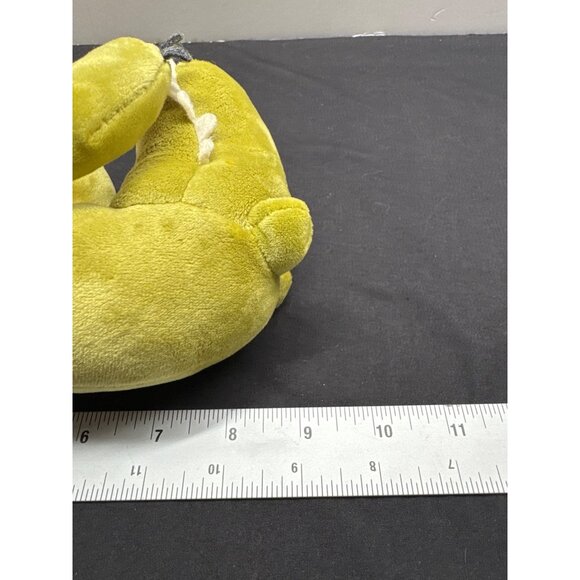 Bunnies By The Bay Later Green Gator Red Cream Stripes Knotted Legs Plush - Picture 6 of 8